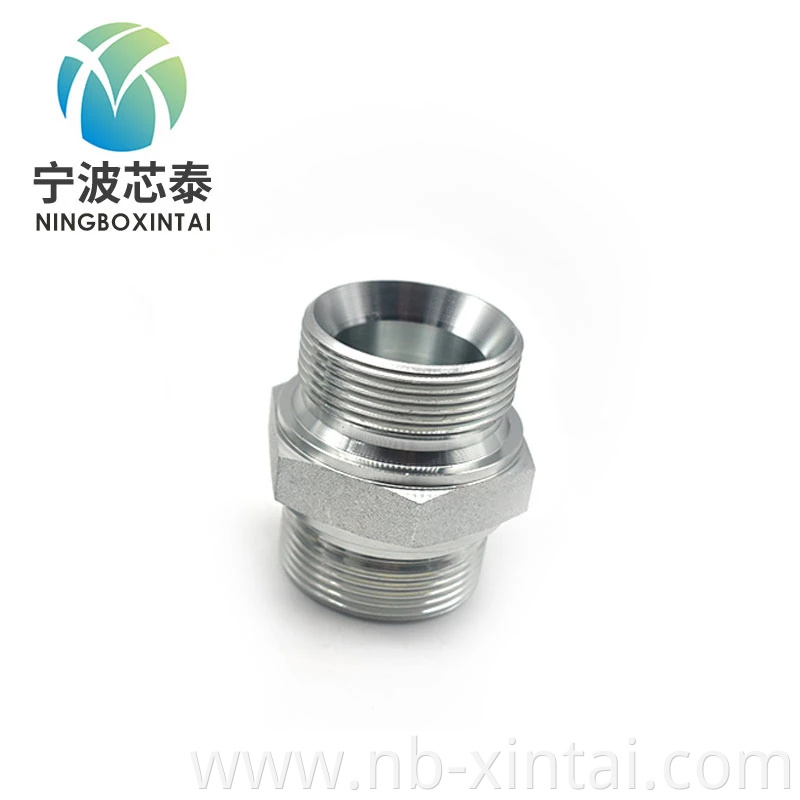 China Factory Directly Sell Price ODM OEM Stainless Steel 3/4 Bsp Elbow Swivel Hydraulic Hose Metric 90degree Cone Seat Pipe Connector Coupling Adapter Fittings